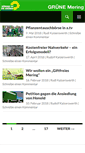 Mobile Screenshot of gruene-mering.de